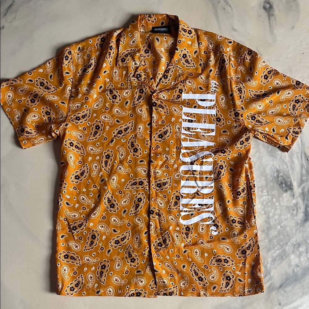 Men's Pleasure Short Sleeve Button Down